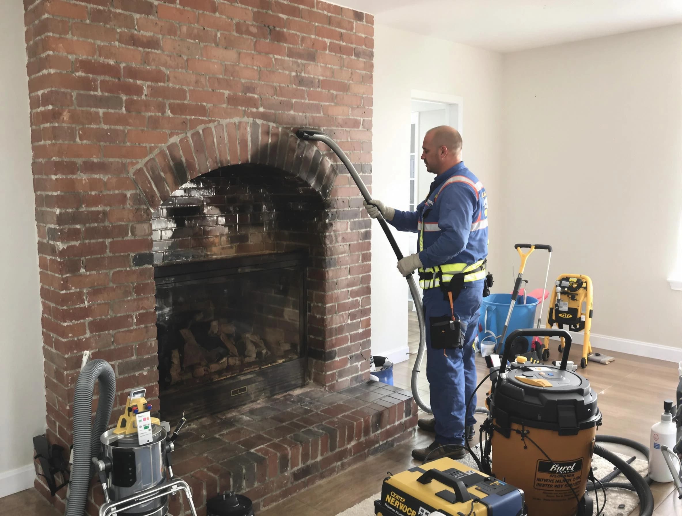 Lawrence Chimney Sweep expert performing detailed chimney sweep in Lawrence, MA