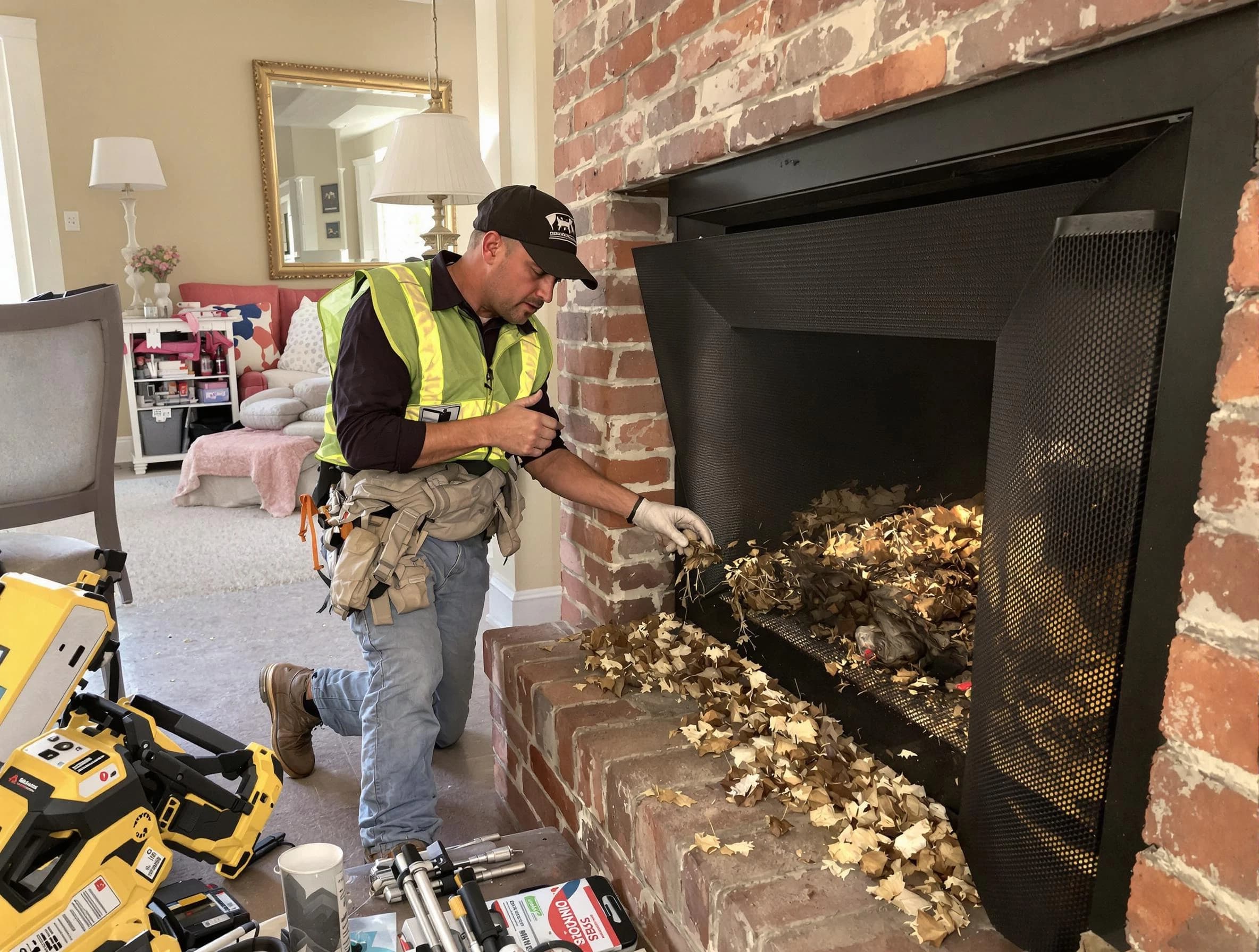 Safe screening installation by Lawrence Chimney Sweep in Lawrence, MA