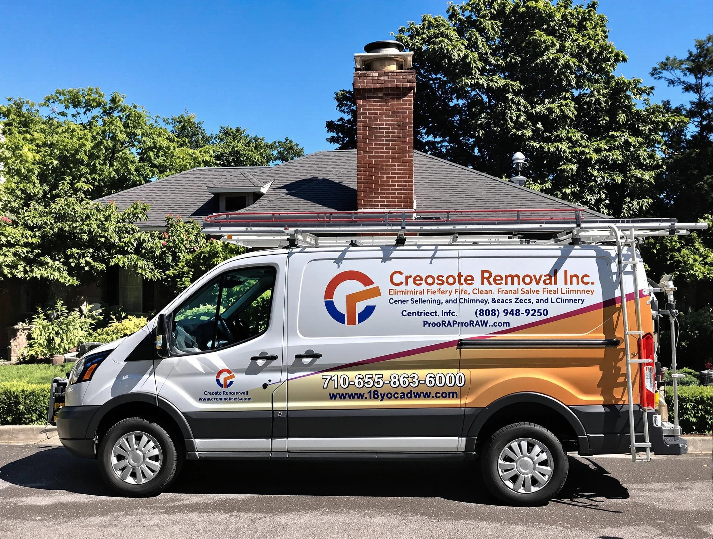 Lawrence Chimney Sweep technician removing creosote safely in Lawrence, MA