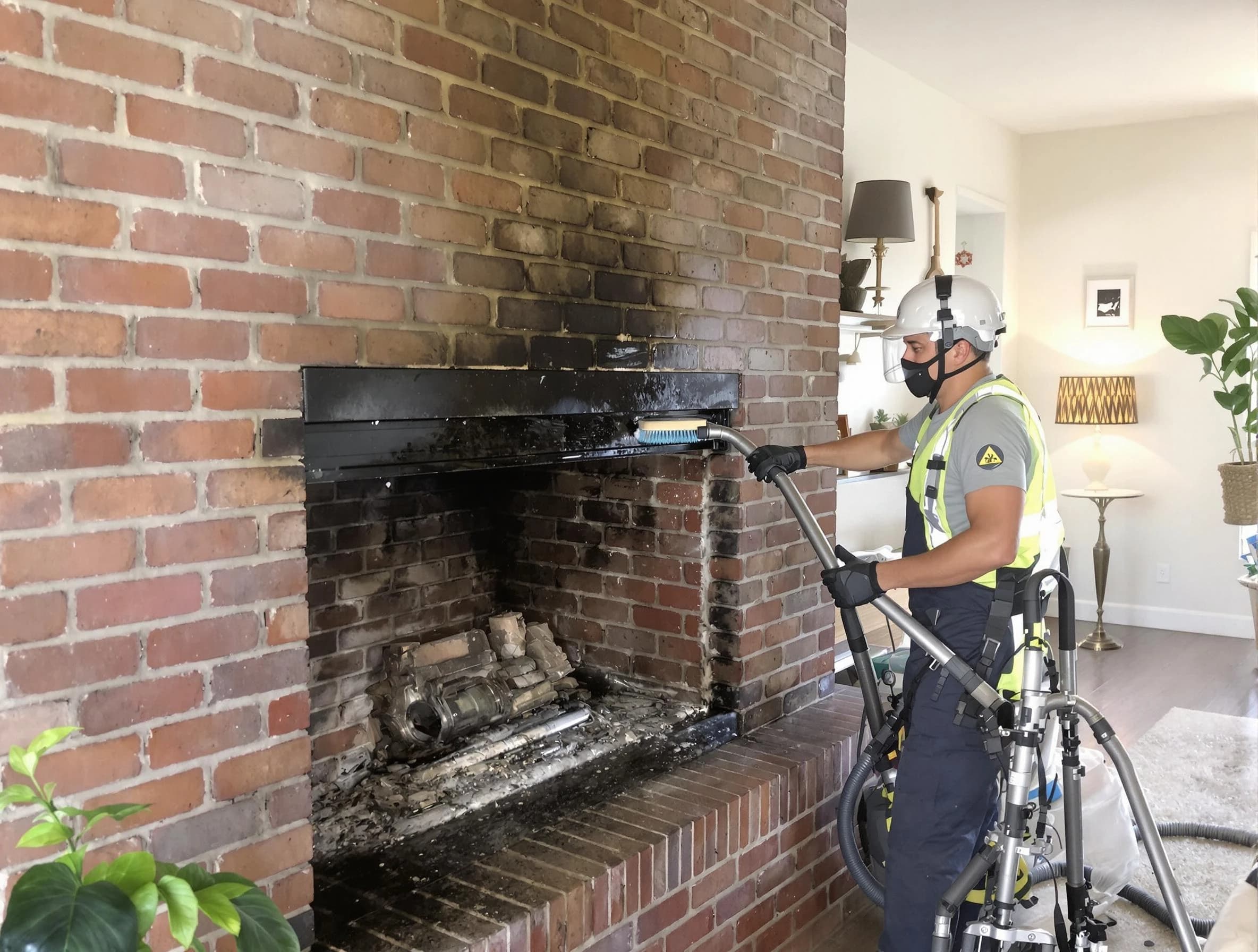 Lawrence Chimney Sweep providing fireplace cleaning services in Lawrence, MA
