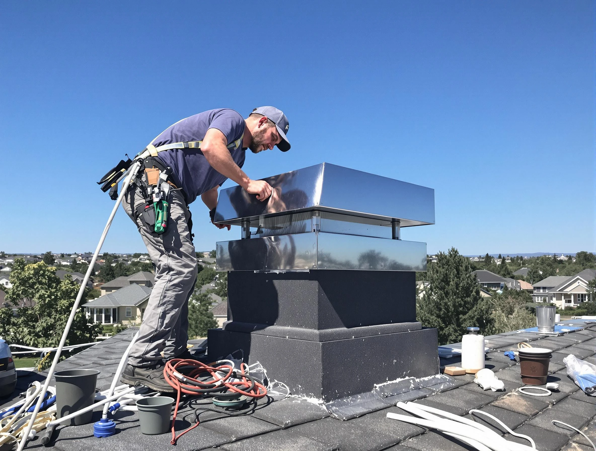 Chimney Cap Services in Lawrence