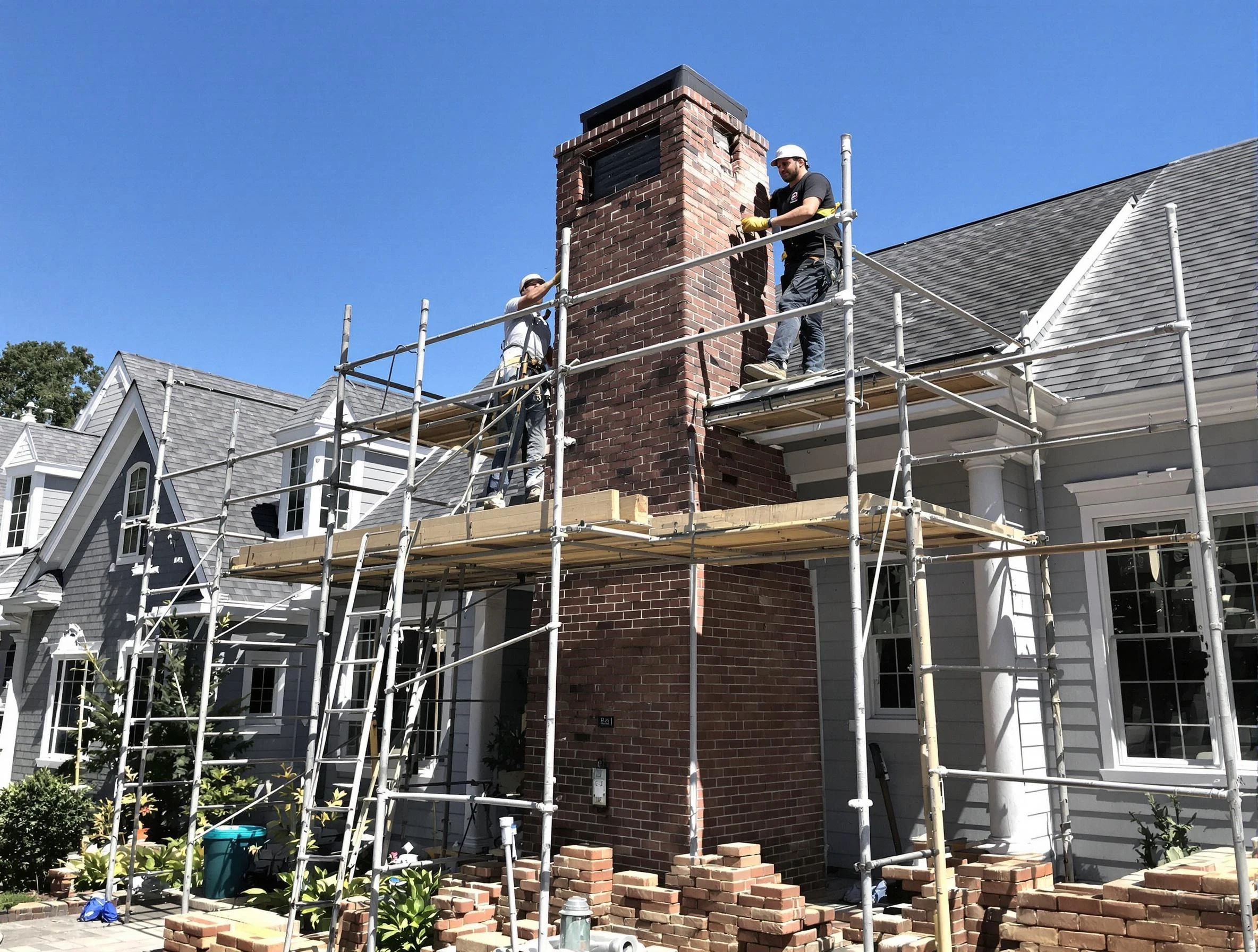Chimney Rebuilding in Lawrence