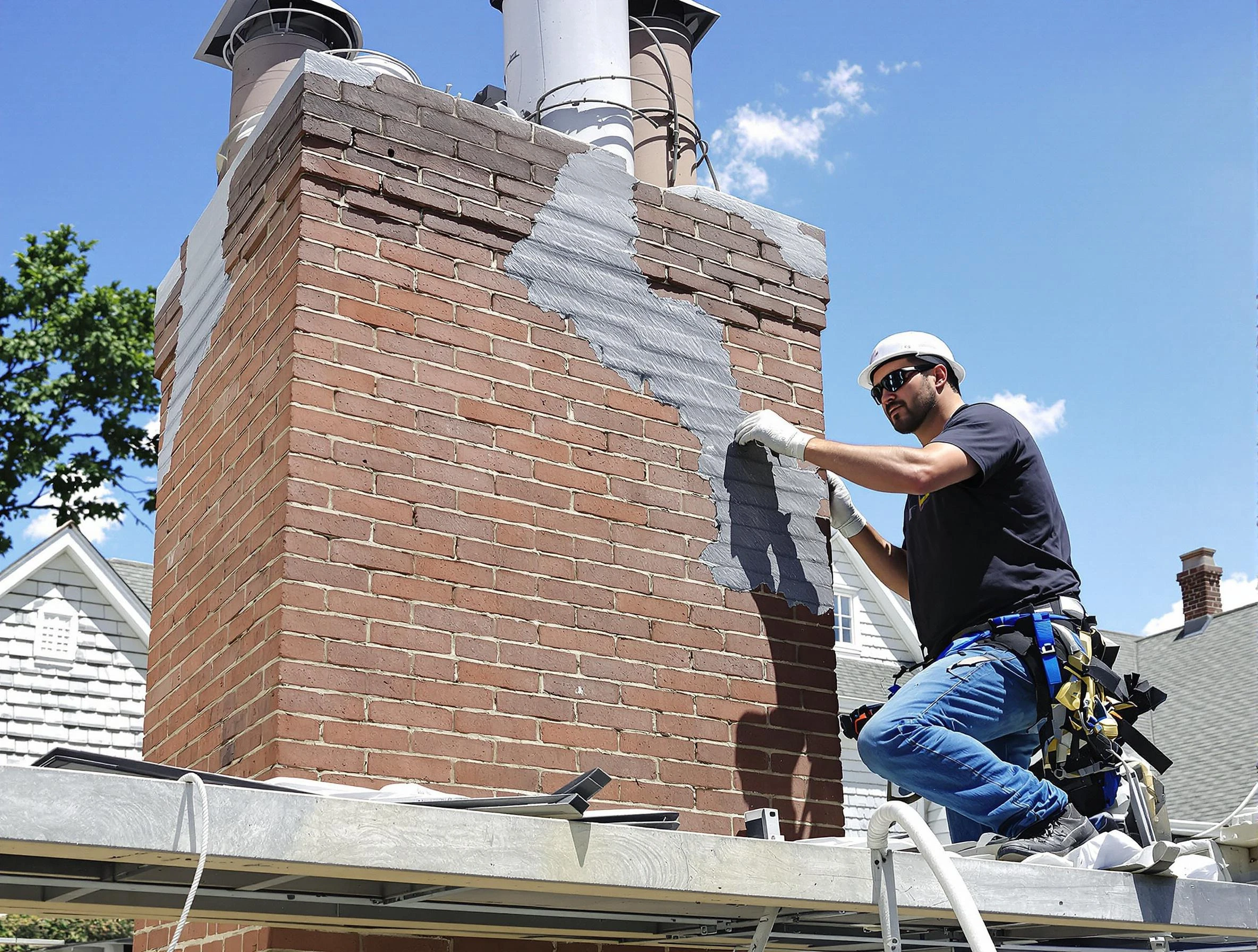 Chimney Restoration in Lawrence
