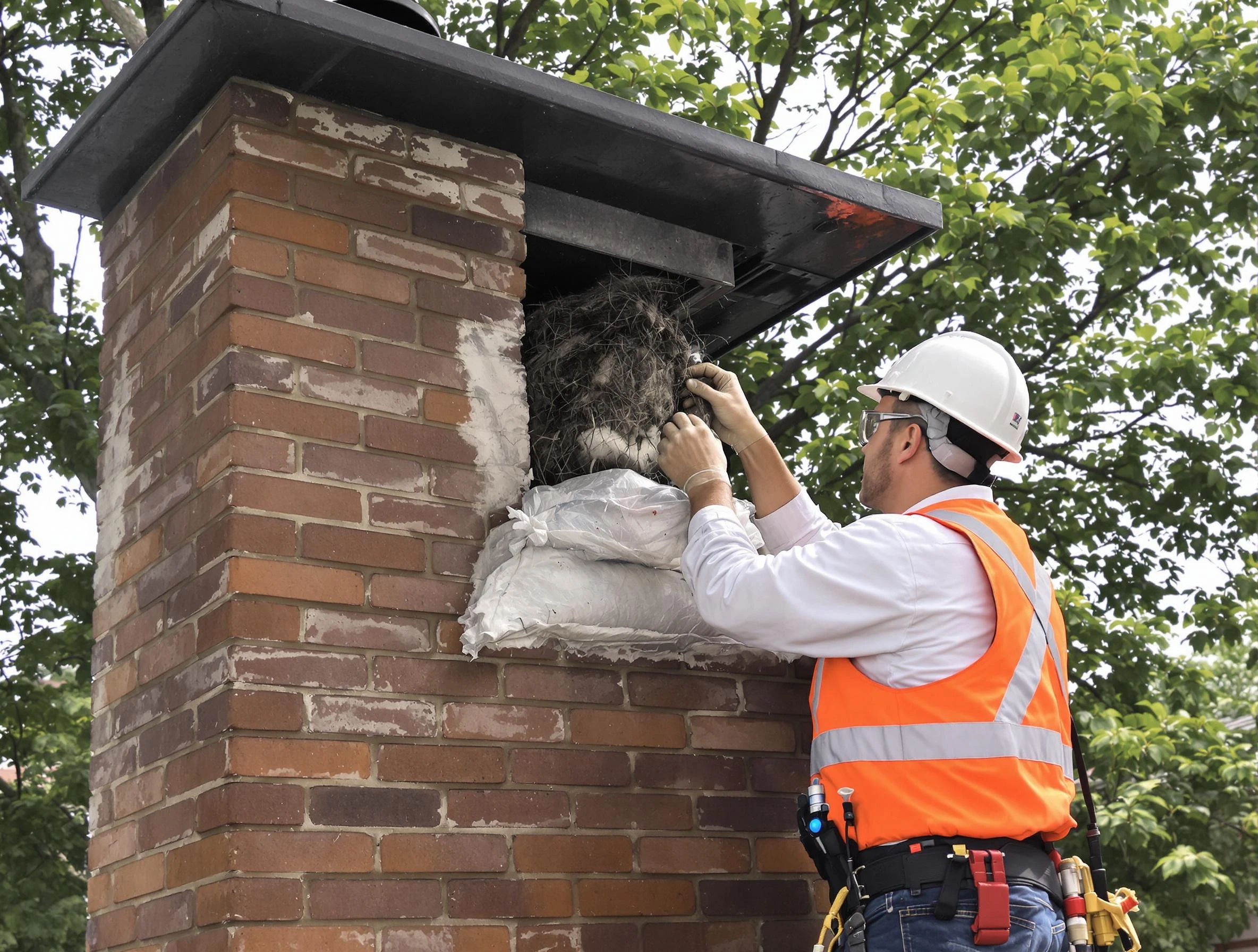 Humane removal of debris and animals by Lawrence Chimney Sweep in Lawrence, MA