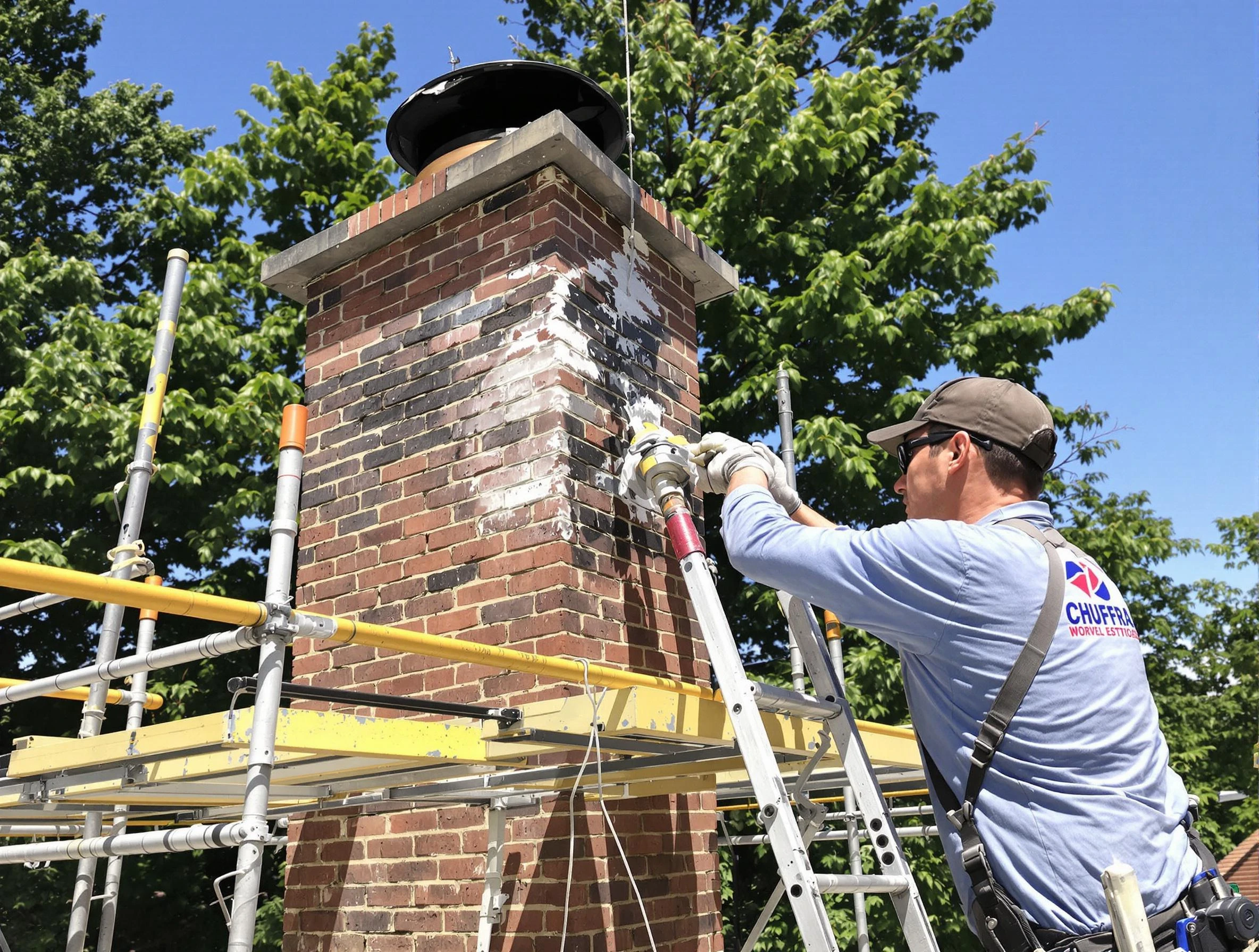 Structural chimney repair by Lawrence Chimney Sweep in Lawrence, MA