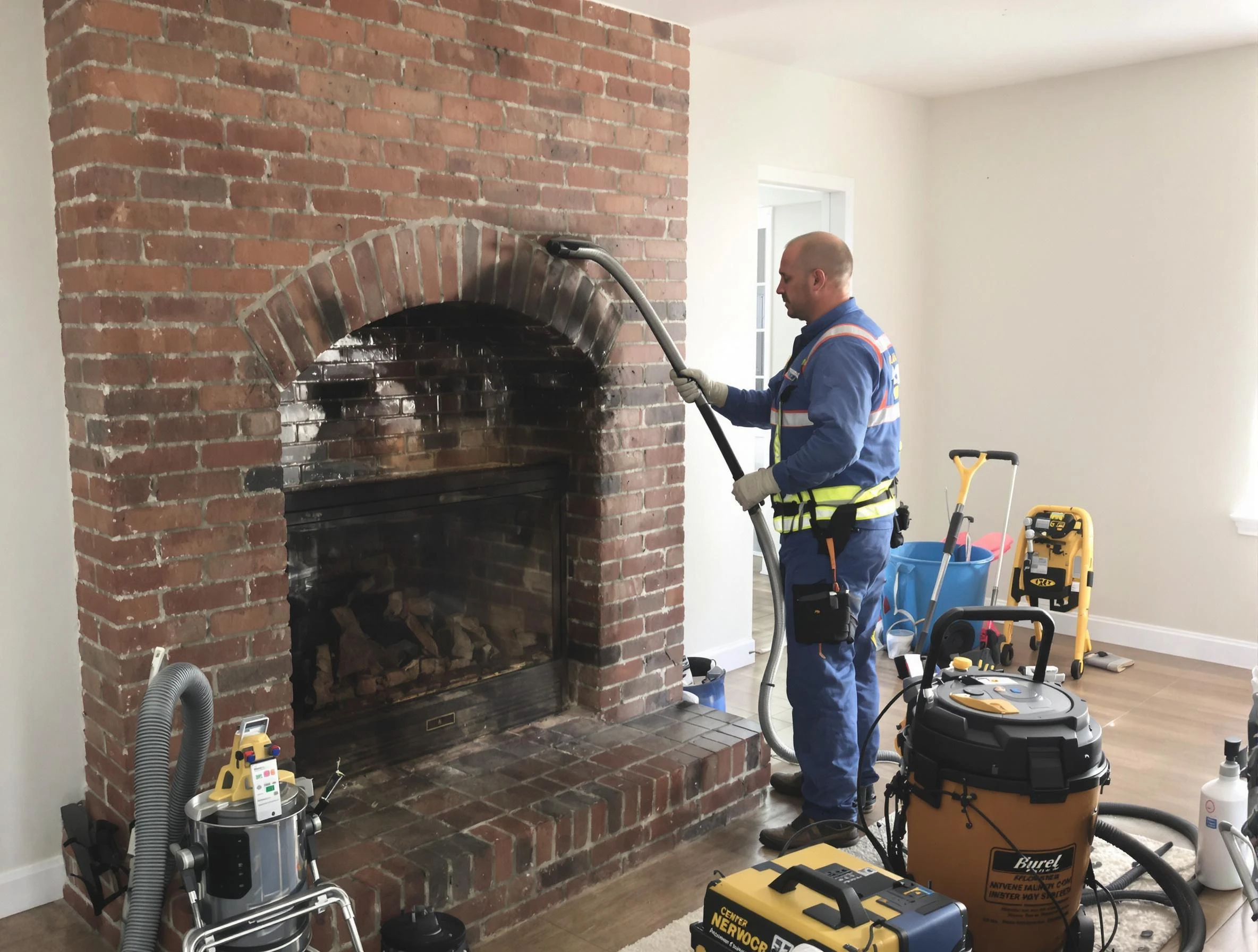 Lawrence Chimney Sweep expert performing detailed chimney sweep in Lawrence, MA